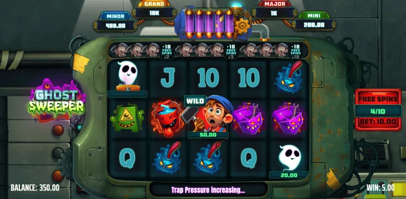 Ghost Sweeper - Wild apparu sur les rouleaux du jeu principal